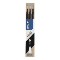 Pilot Frixion Ball Erasable Black Gel Pen Refill BLS-FR7-B-S3P 3 Pack